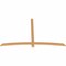 Ekena Millwork Bellingham Timber Gable Bracket, Western Red Cedar, 84"W x 53"H x 1 1/2"D x 3 1/2"F, 15/12 Pitch GBW084X53X0204BEL00SWR - alternate 2